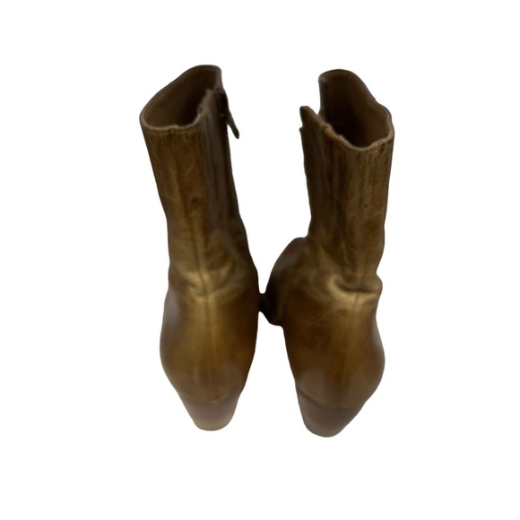 Matisse Tan Leather Caty Pointed Toe Ankle Boots Sz 9.5 - Picture 3 of 5